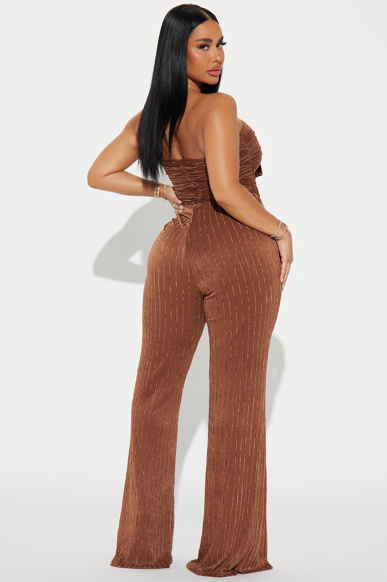 Sunkissed Jumpsuit - Brown Product Image