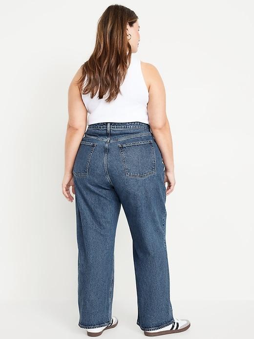 Curvy Extra High-Waisted Wide-Leg Jeans Product Image