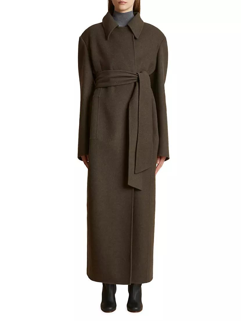 Lea Wool Belted Coat Product Image