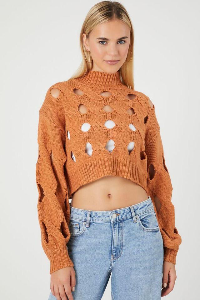 Turtleneck Cutout Sweater | Forever 21 Product Image