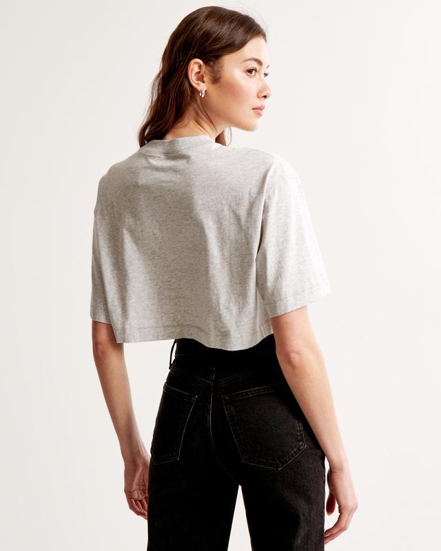 Essential Premium Polished Cropped Tee Product Image