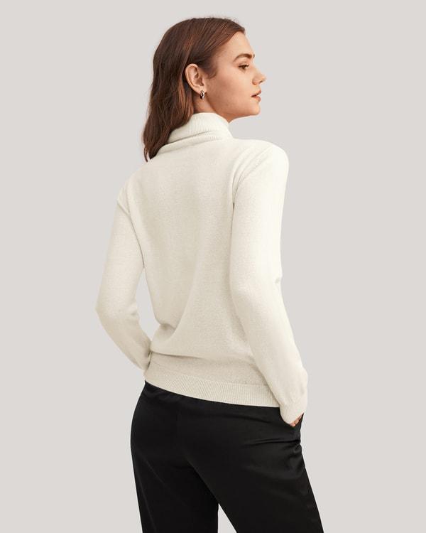 Pure Cashmere Turtleneck Sweater Product Image