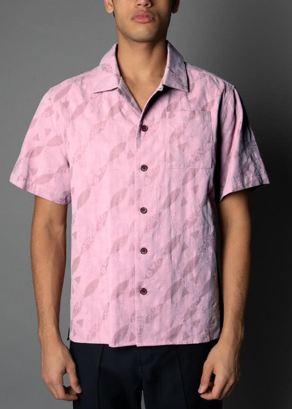 On Leave Camp Mauve Shirt Product Image