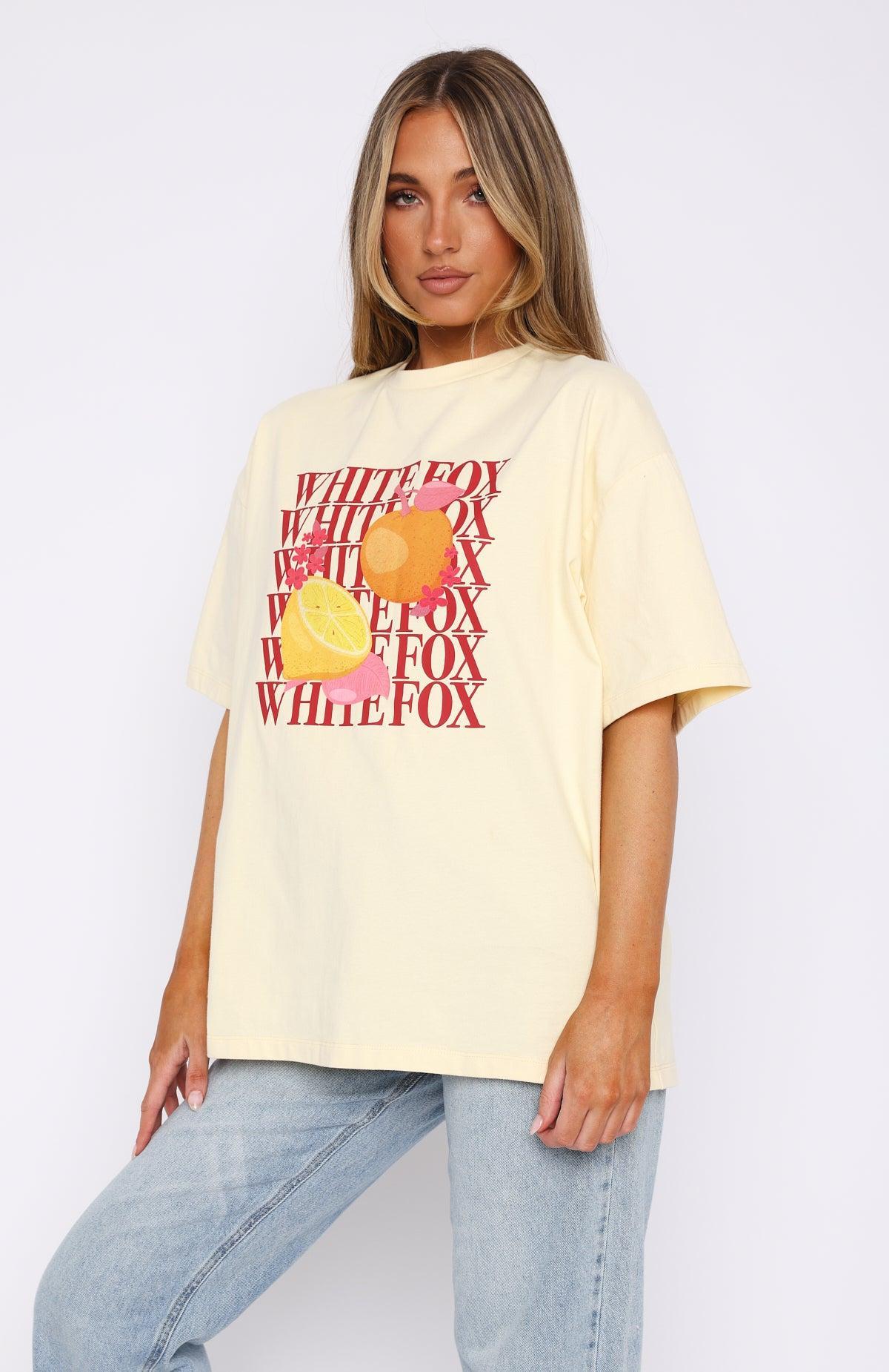 Oh So Sweet Oversized Tee Cream Product Image