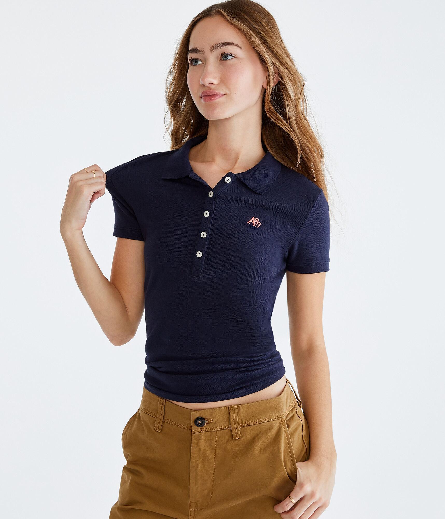 GirlsTopsPolosA87 Piqué Polo Product Image