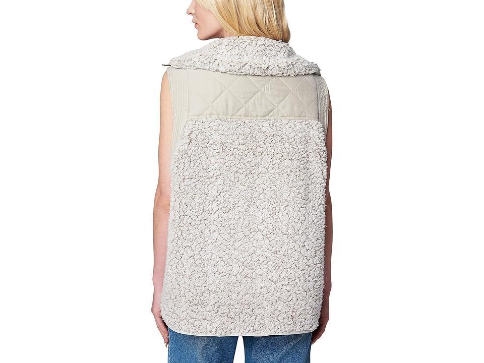 Blank NYC Quilted Sherpa Vest (Angel Eyes) Women's Clothing Product Image