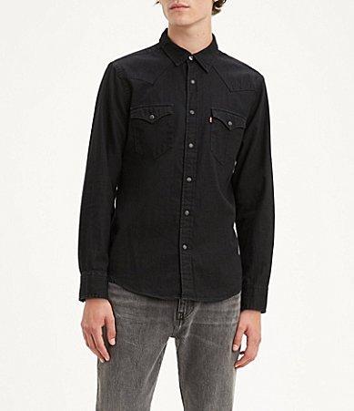 Levis Long Sleeve Plaid Western Shirt Product Image