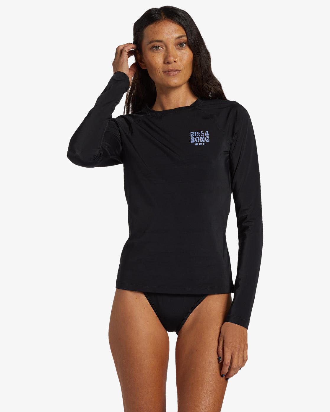 A/Div Long Sleeve Surf Tee - Black Female Product Image