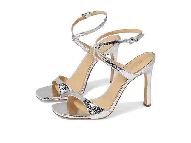 Womens Amara 110MM Embossed Metallic Leather Sandals Product Image