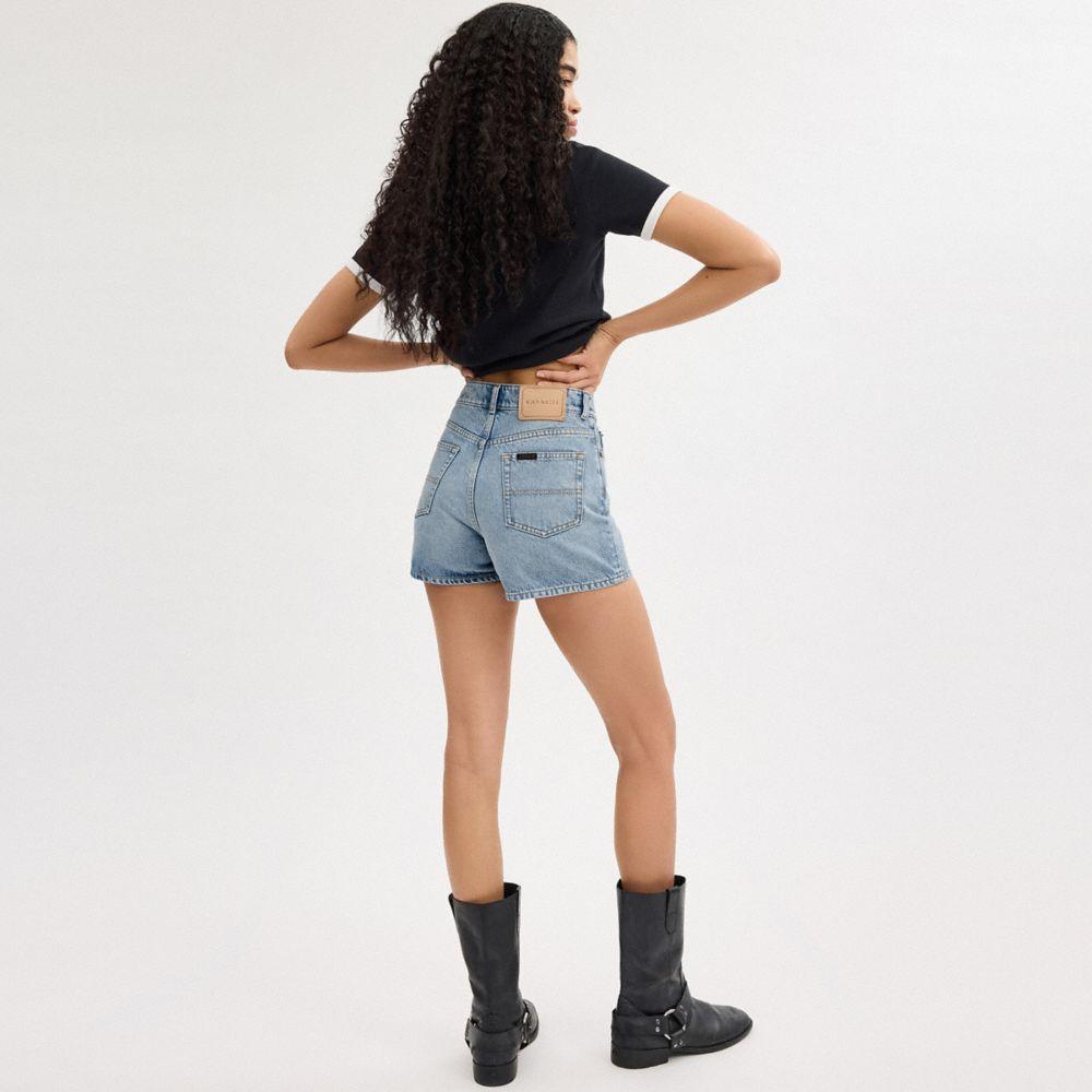 Denim Shorts In Organic Cotton Product Image