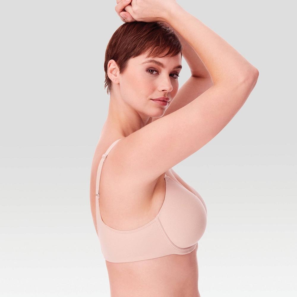 Beauty by Bali Womens 2pk T-Shirt Bra B202 - Paris Beige/Black 42D Product Image