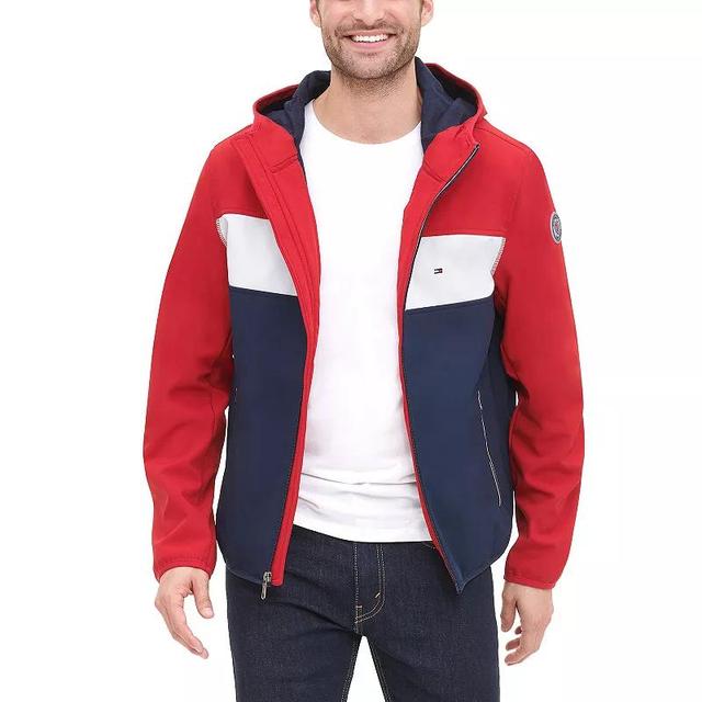 Tommy Hilfiger Mens Hooded Soft Shell Jacket Product Image