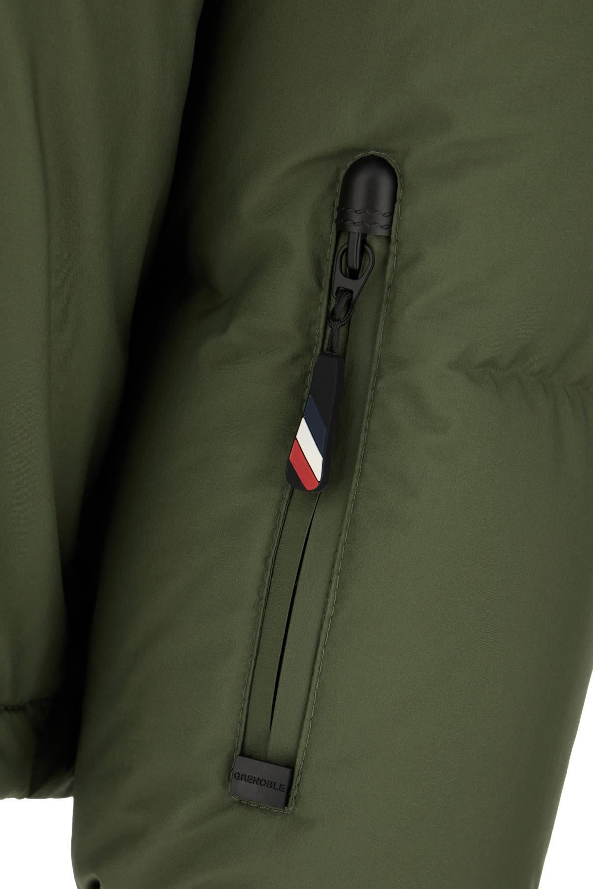 MONCLER Military Green Nylon Coraia Down Jacket Product Image