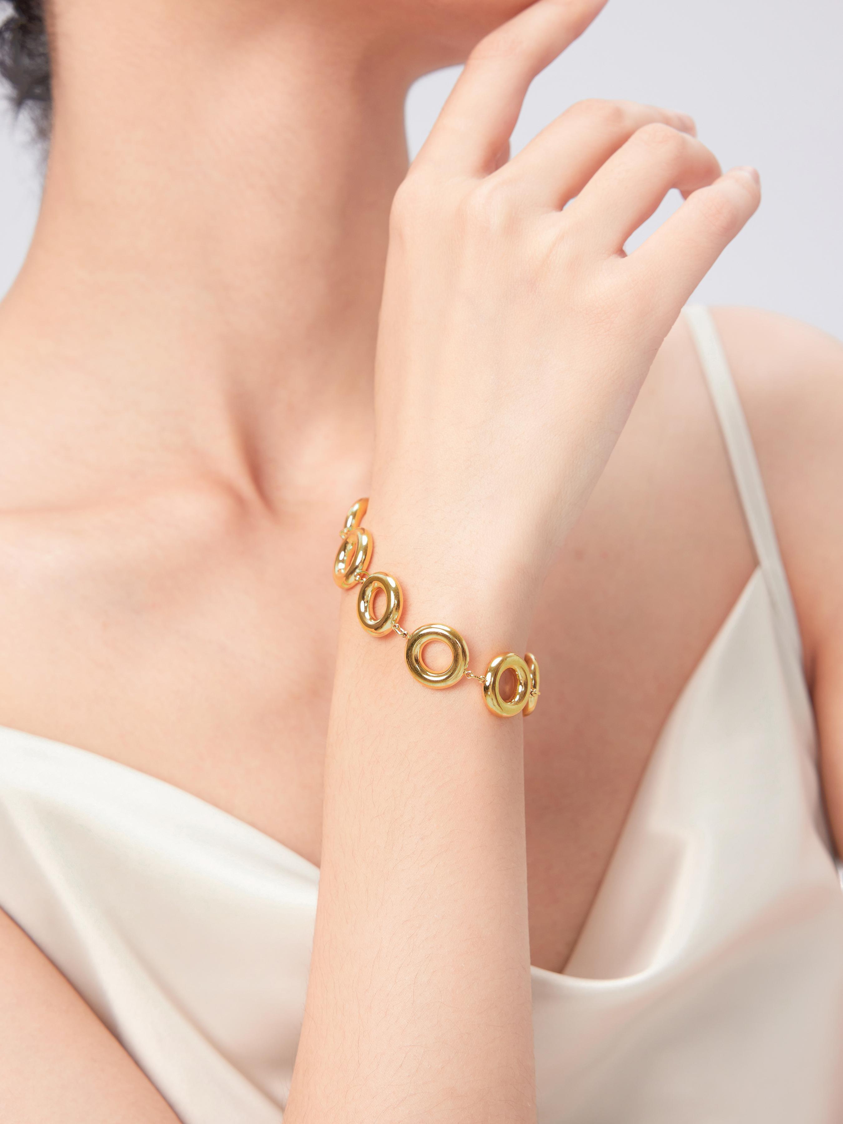 Geometric Chain Bracelet Product Image