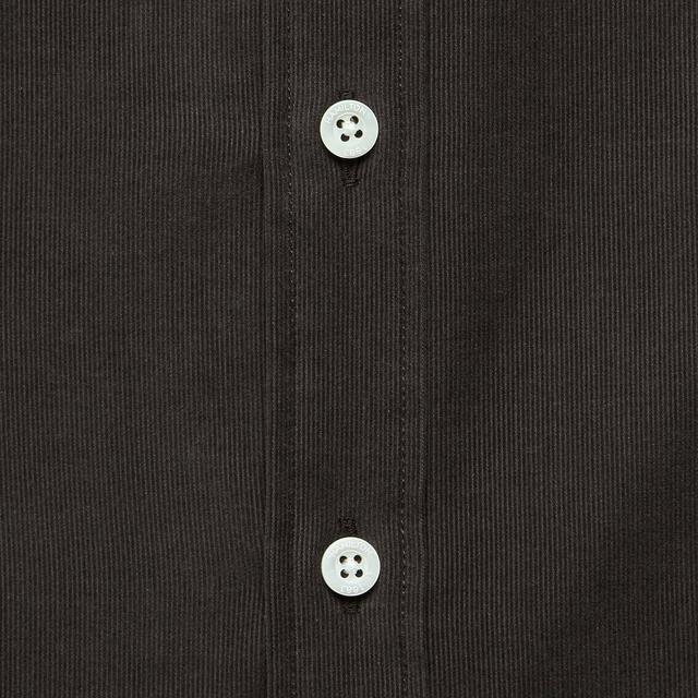 Micro Corduroy Shirt - Brown Product Image