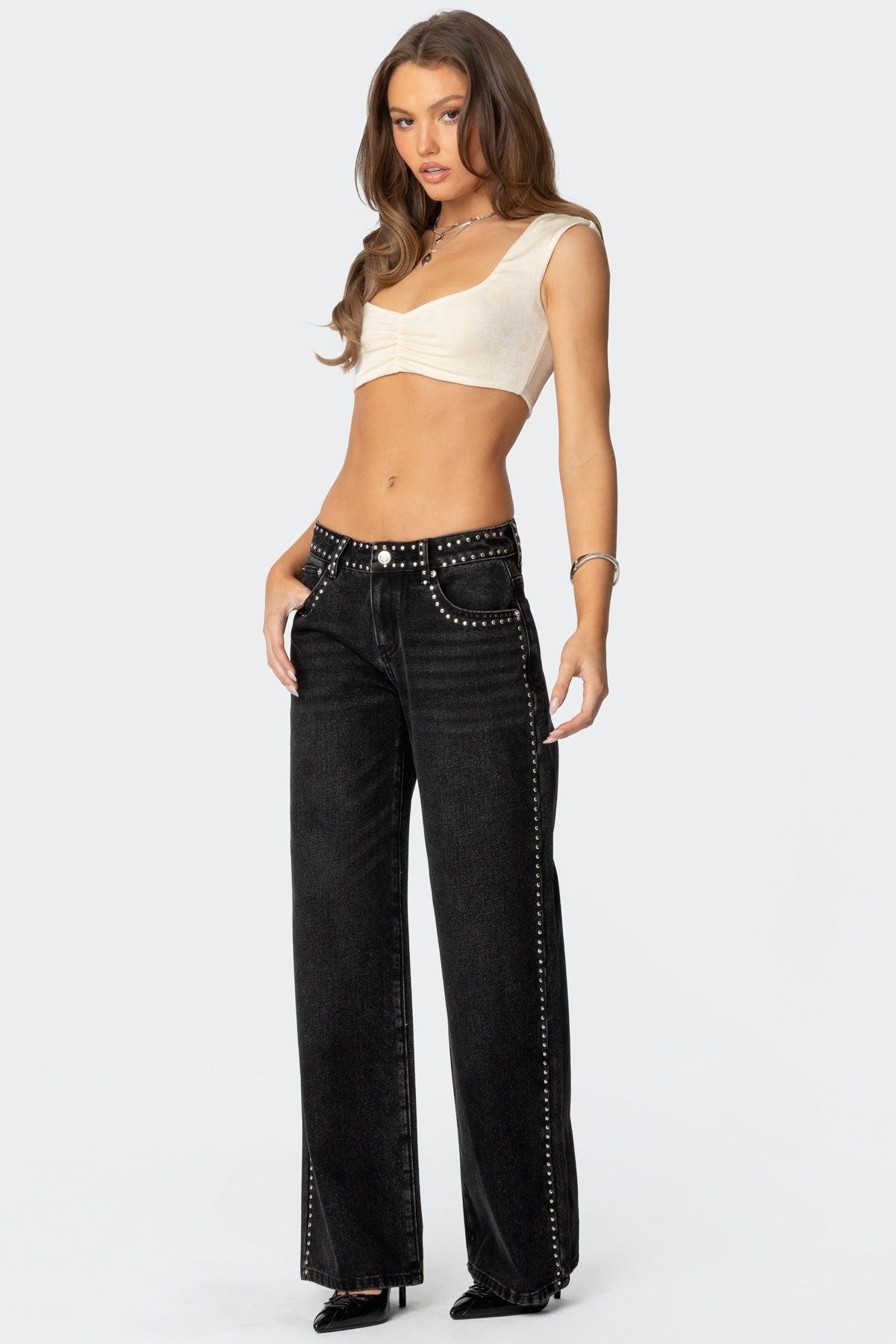 Summit Ruched Crop Top Product Image