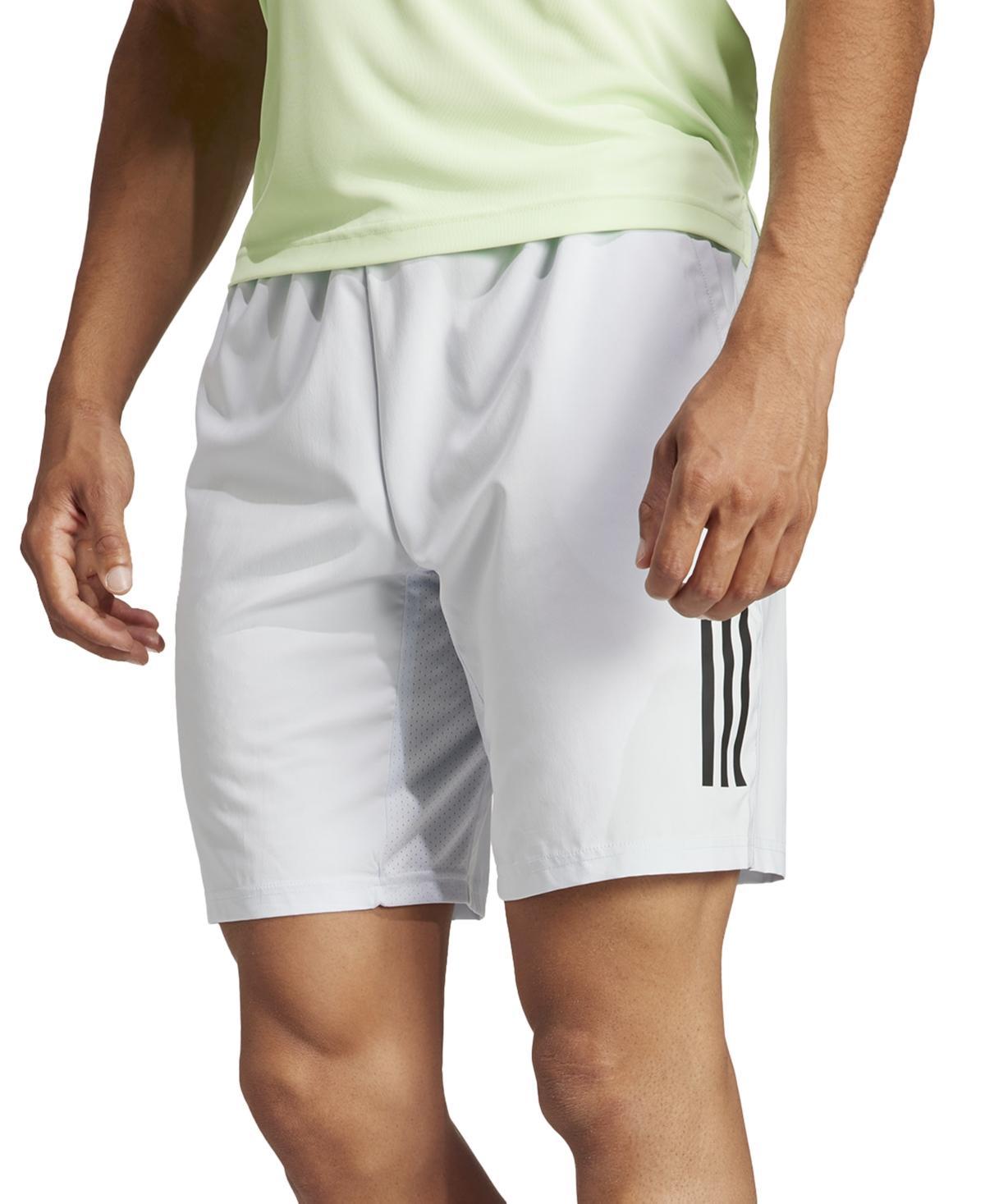 adidas Mens 3-Stripe Club Tennis 9 Shorts Product Image