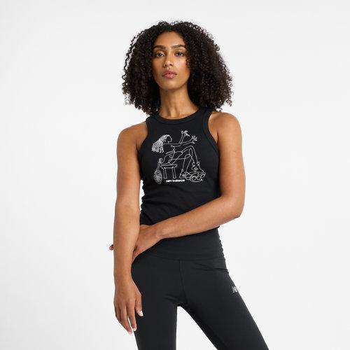 New Balance Women's Coco Gauff Preparations Racer Tank Top Product Image