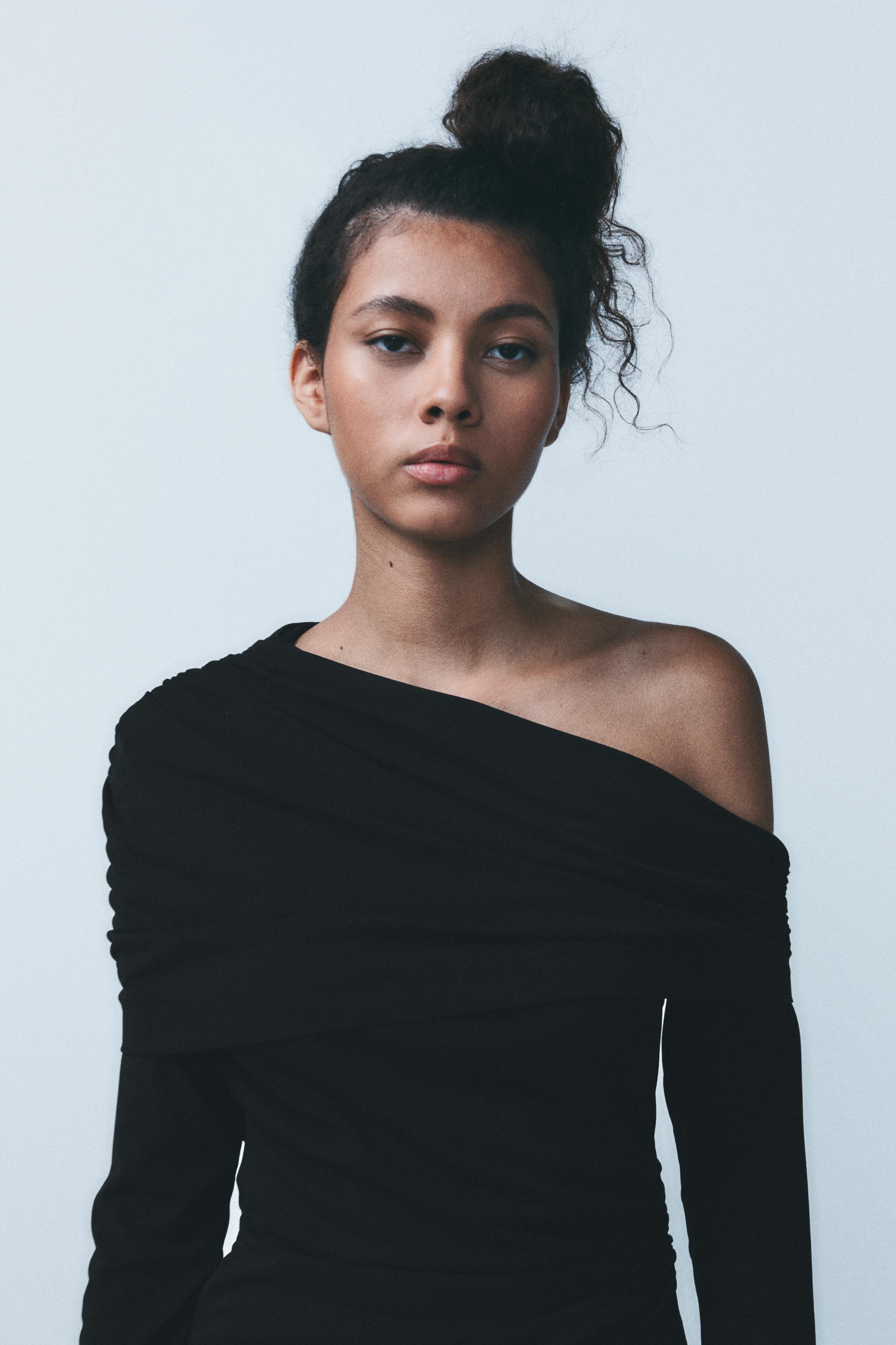 PLEATED ASYMMETRIC DRESS Product Image