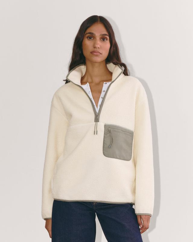 The ReNew Fleece Oversized Half-Zip Product Image