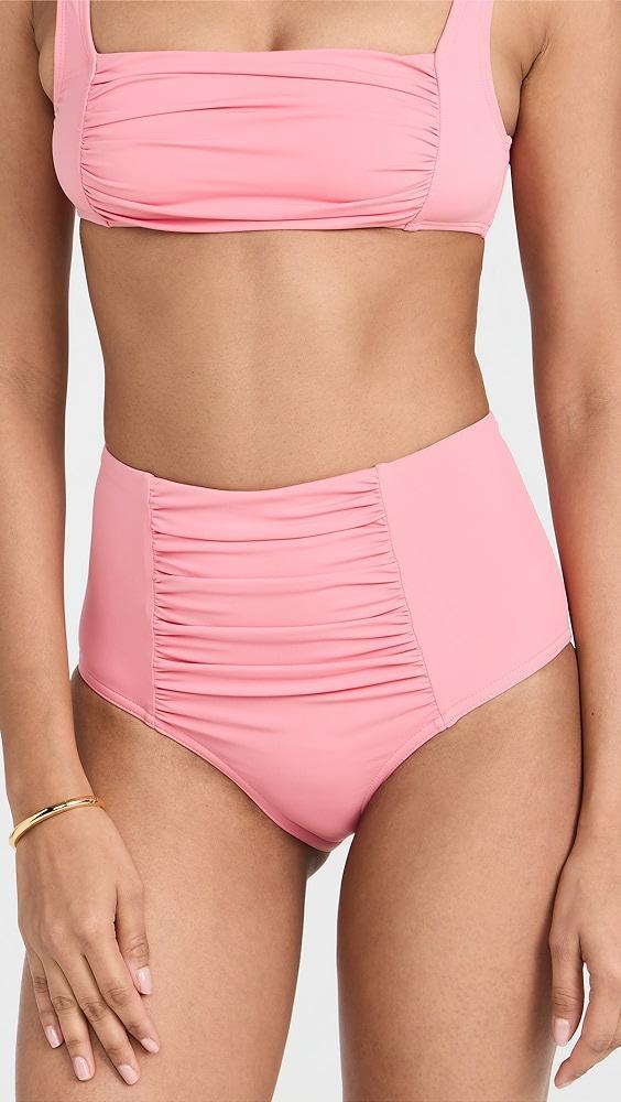 STAUD Declan High Rise Bikini Bottoms | Shopbop Product Image