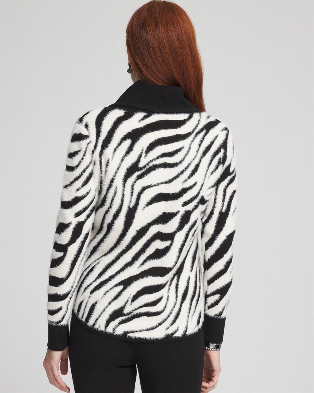 Zenergy® Zebra Cowl-Neck Top Product Image