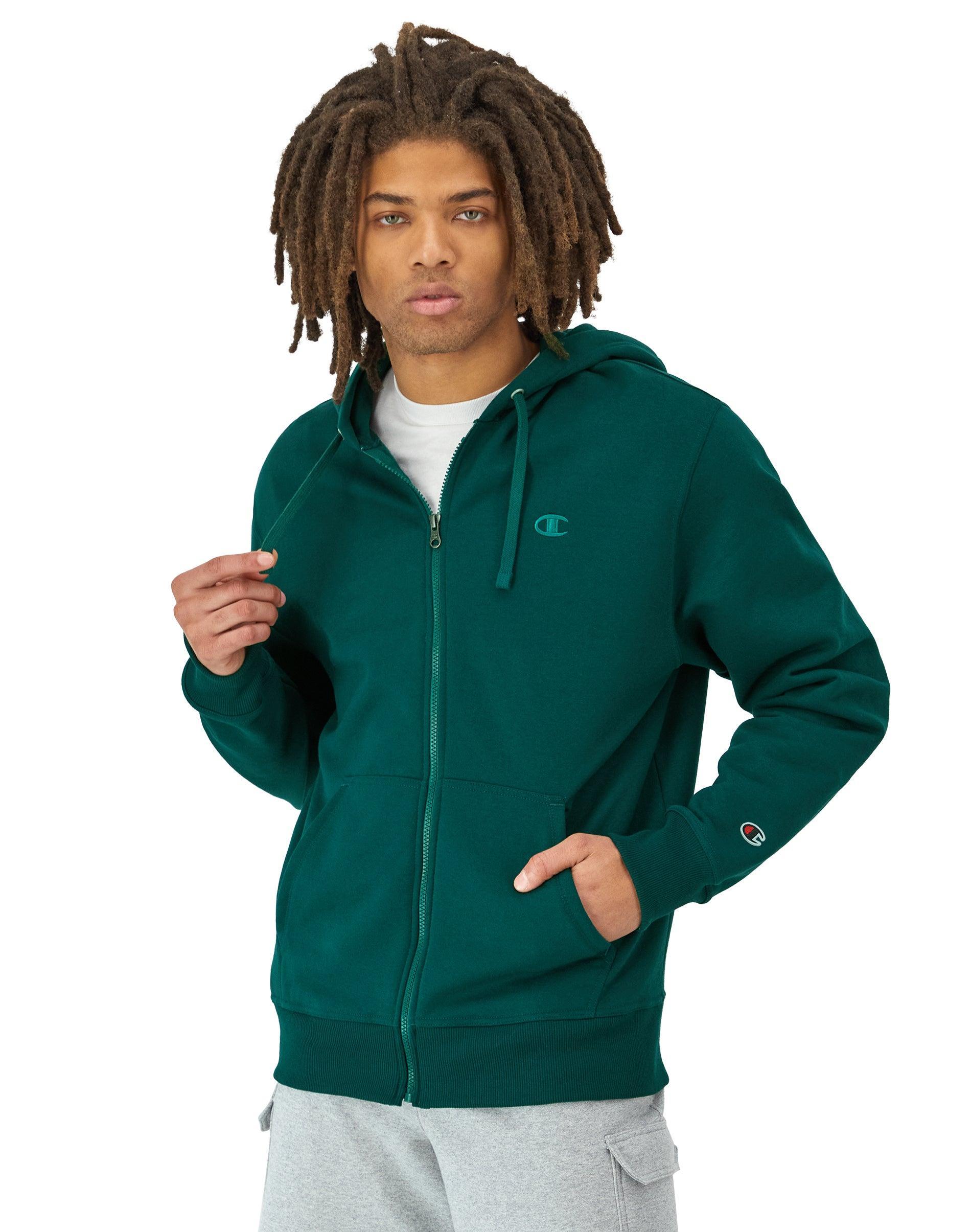 Champion Powerblend(r) Fleece Full Zip Hoodie Men's Sweatshirt Product Image