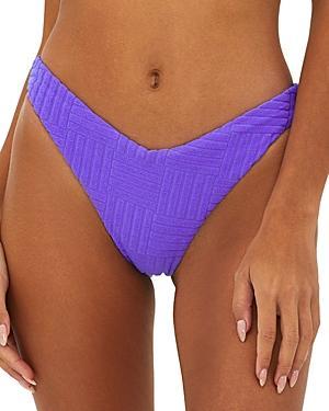 BEACH RIOT Vanessa Bikini Bottom in Purple. Product Image