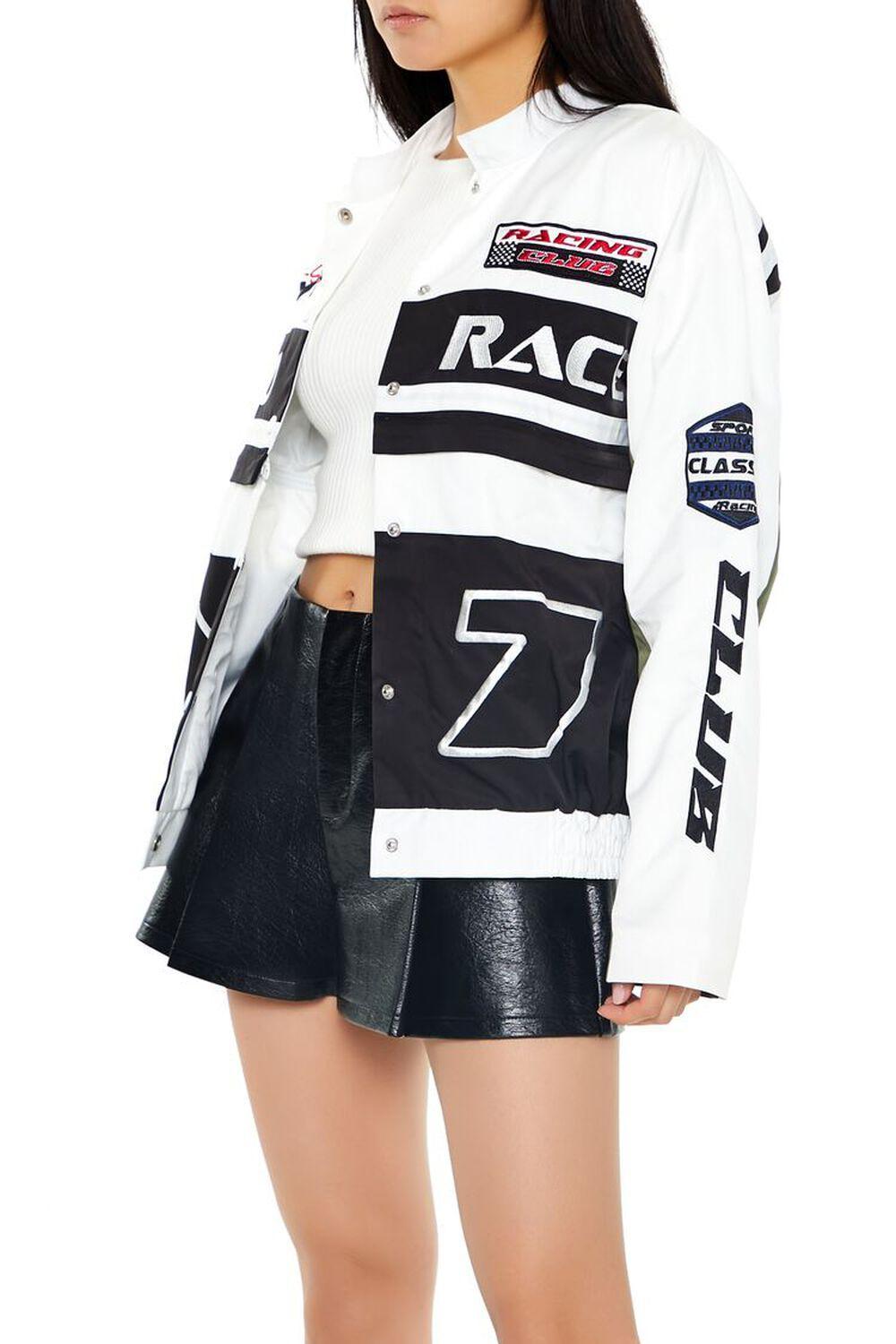 Colorblock Bomber Racing Jacket | Forever 21 Product Image