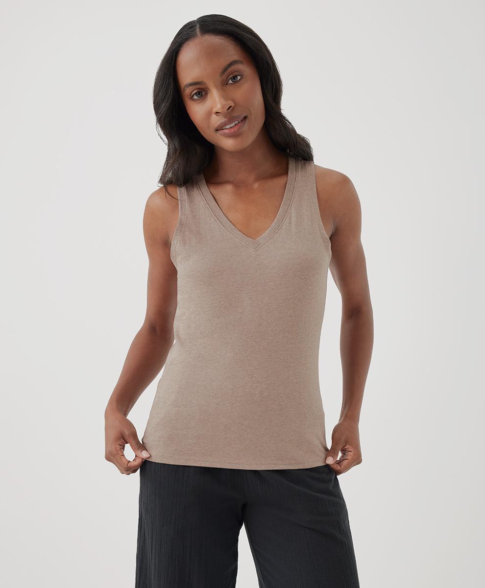 Womens Softspun V-Neck Tank 3XL Product Image