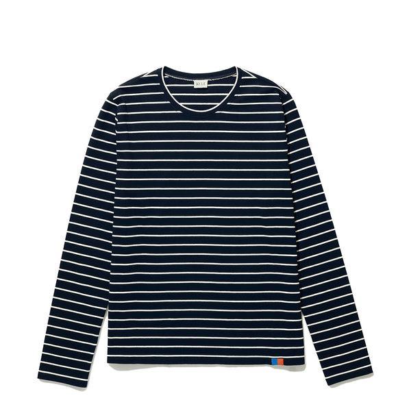 The Modern Long - Navy/Cream Pinstripe Product Image