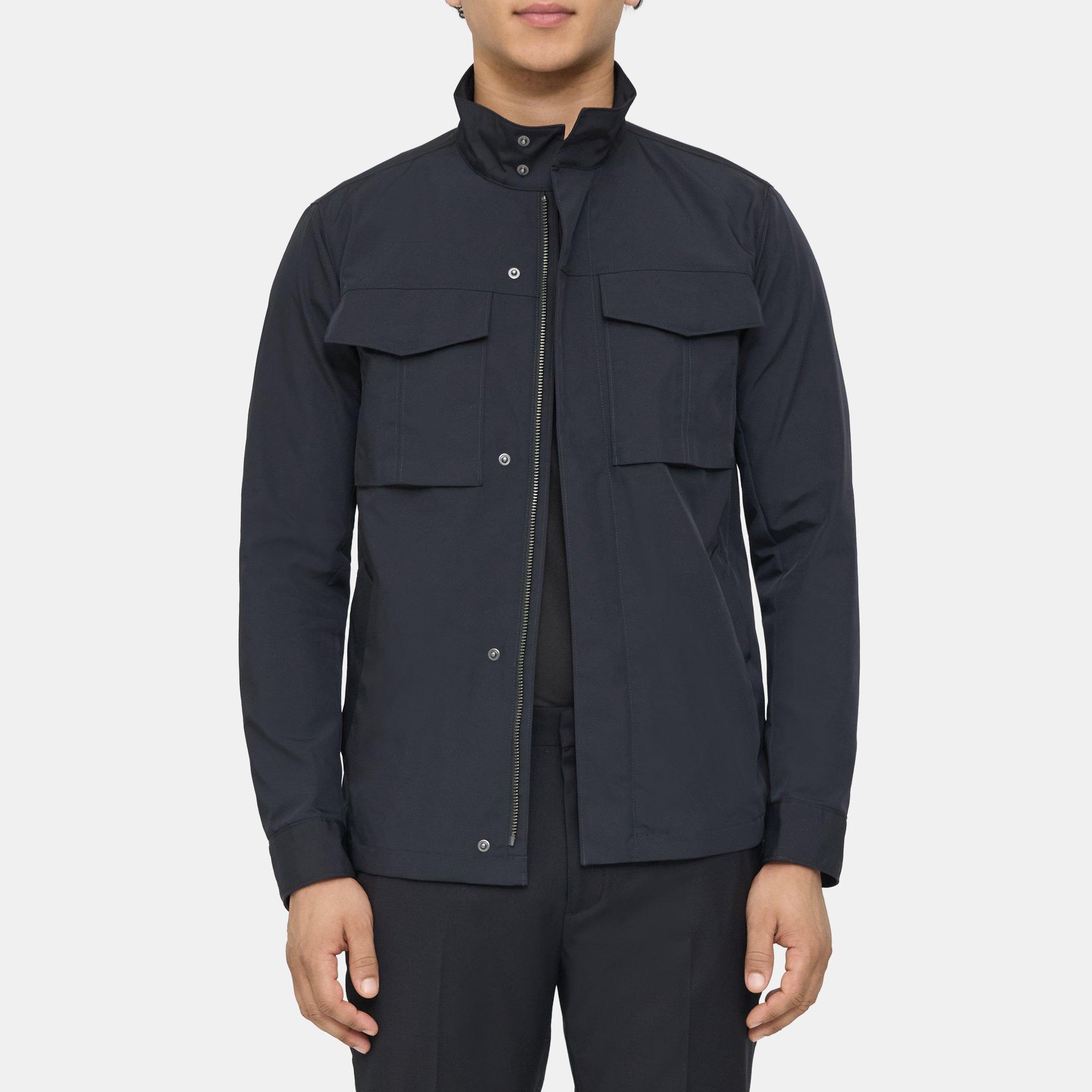 Poly Canvas Utility Jacket | Theory Outlet Product Image