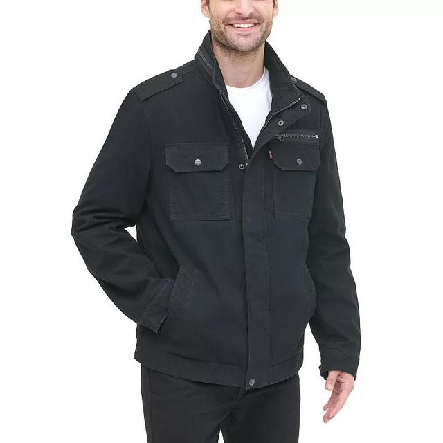 Mens Levis Cotton Filled Military Jacket Product Image