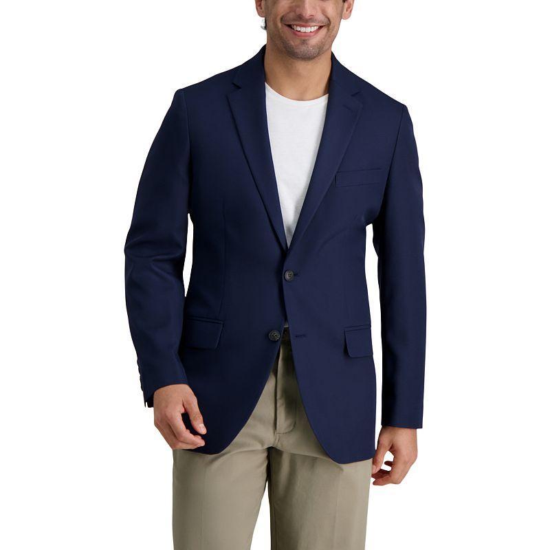 Mens Haggar Active Series Tailored-Fit Blazer Blue Product Image