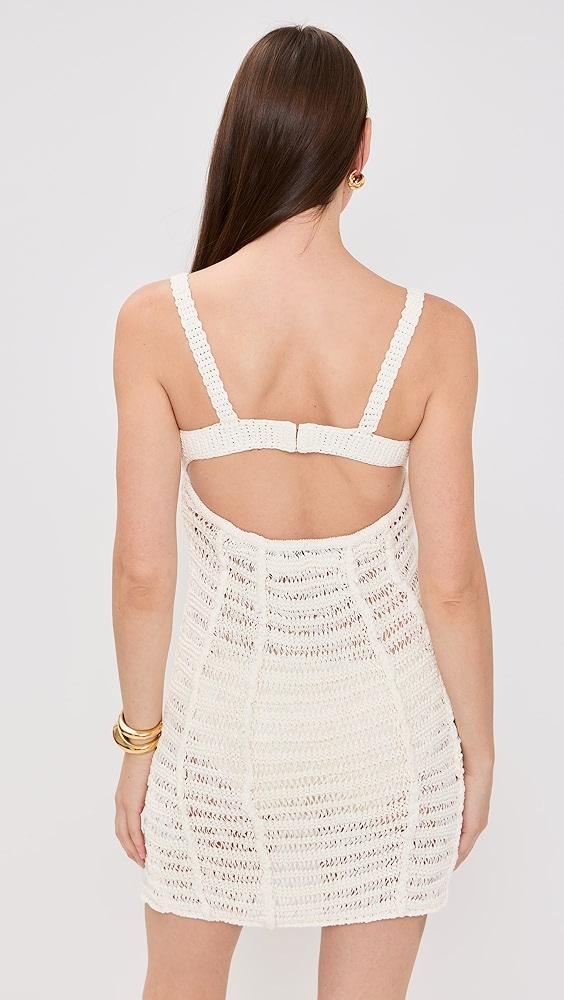 Casablanca Crochet Mix Dress | Shopbop Product Image