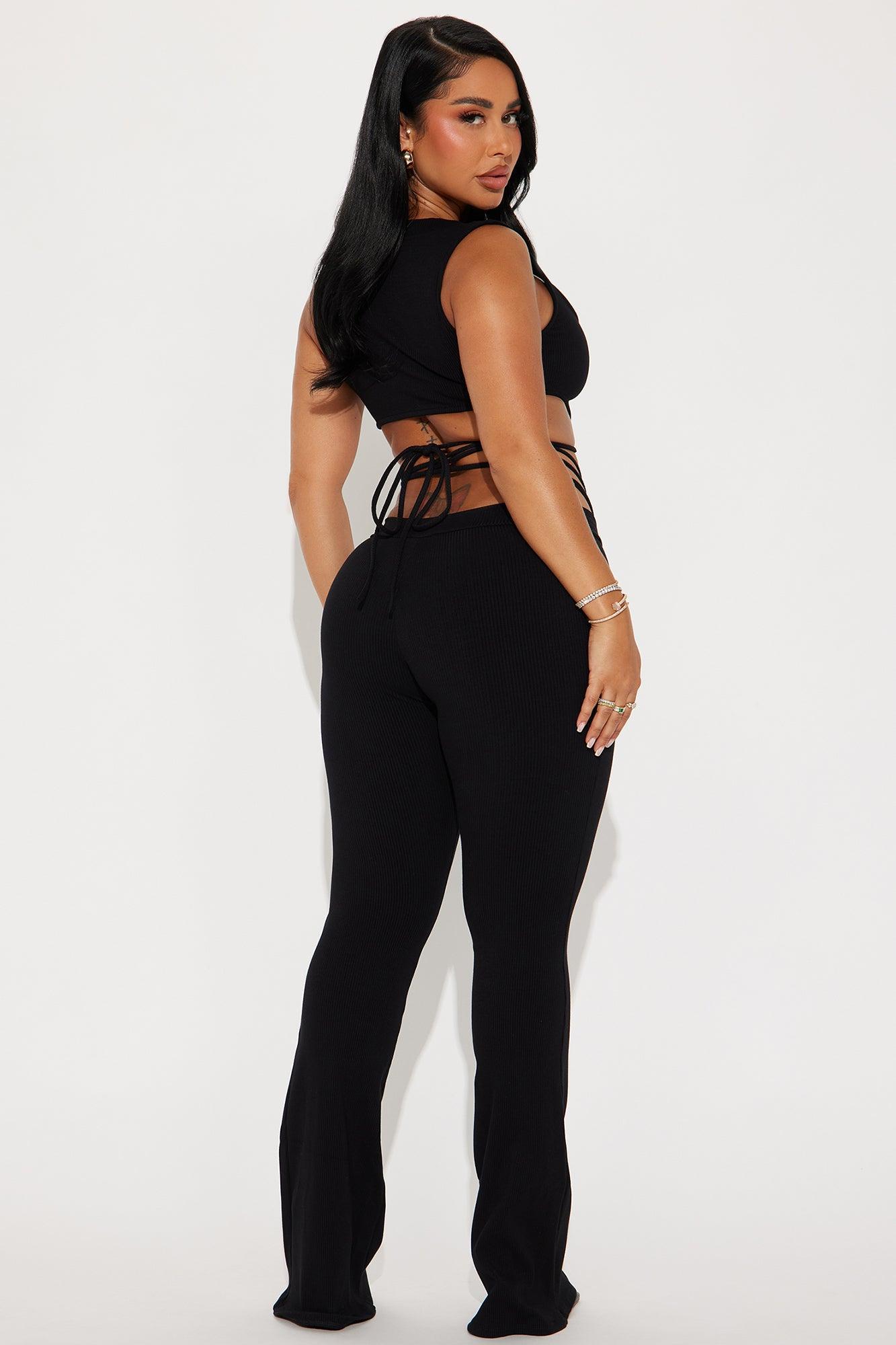 Naomi Snatched Pant Set - Black Product Image