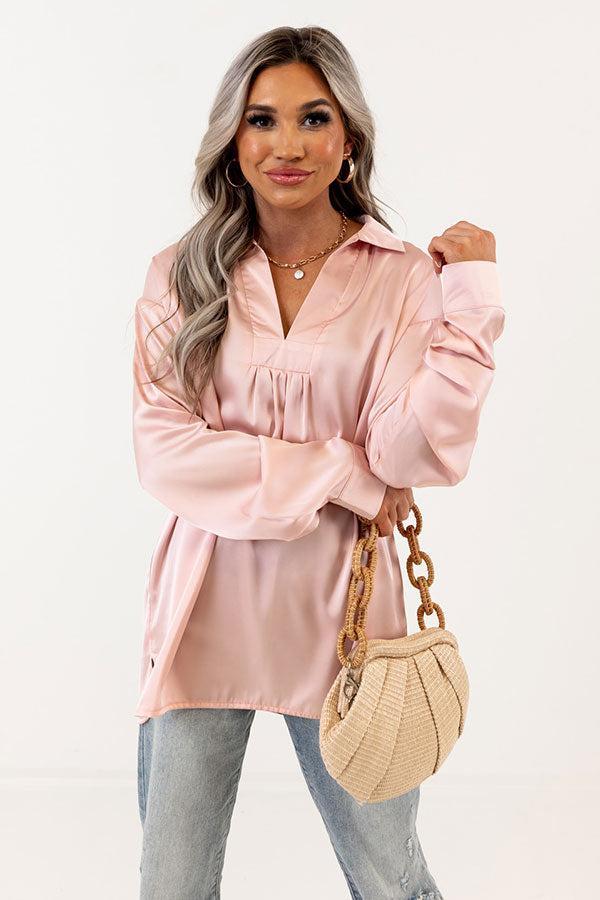 Reaching Out To You Shift Top In Pink product image