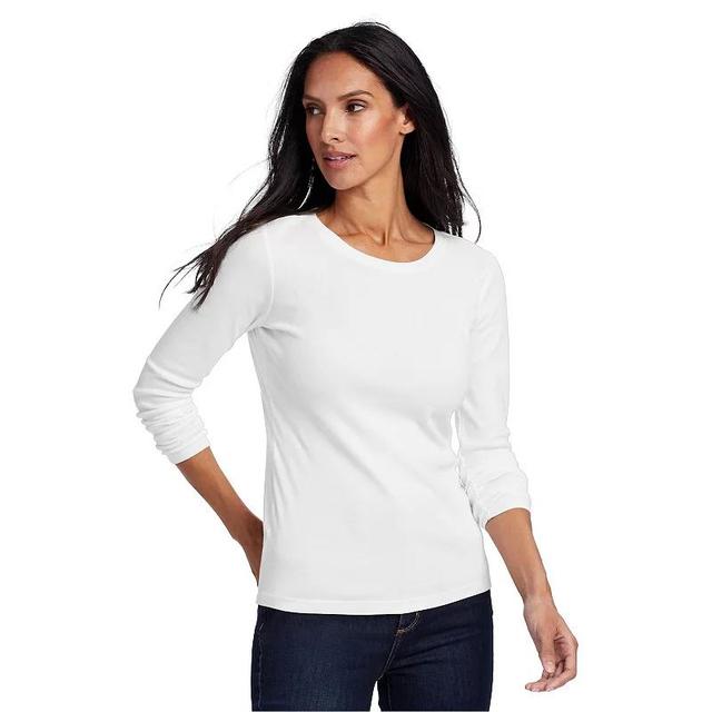 Womens Eddie Bauer Long Sleeve Favorite Crew Tee Product Image