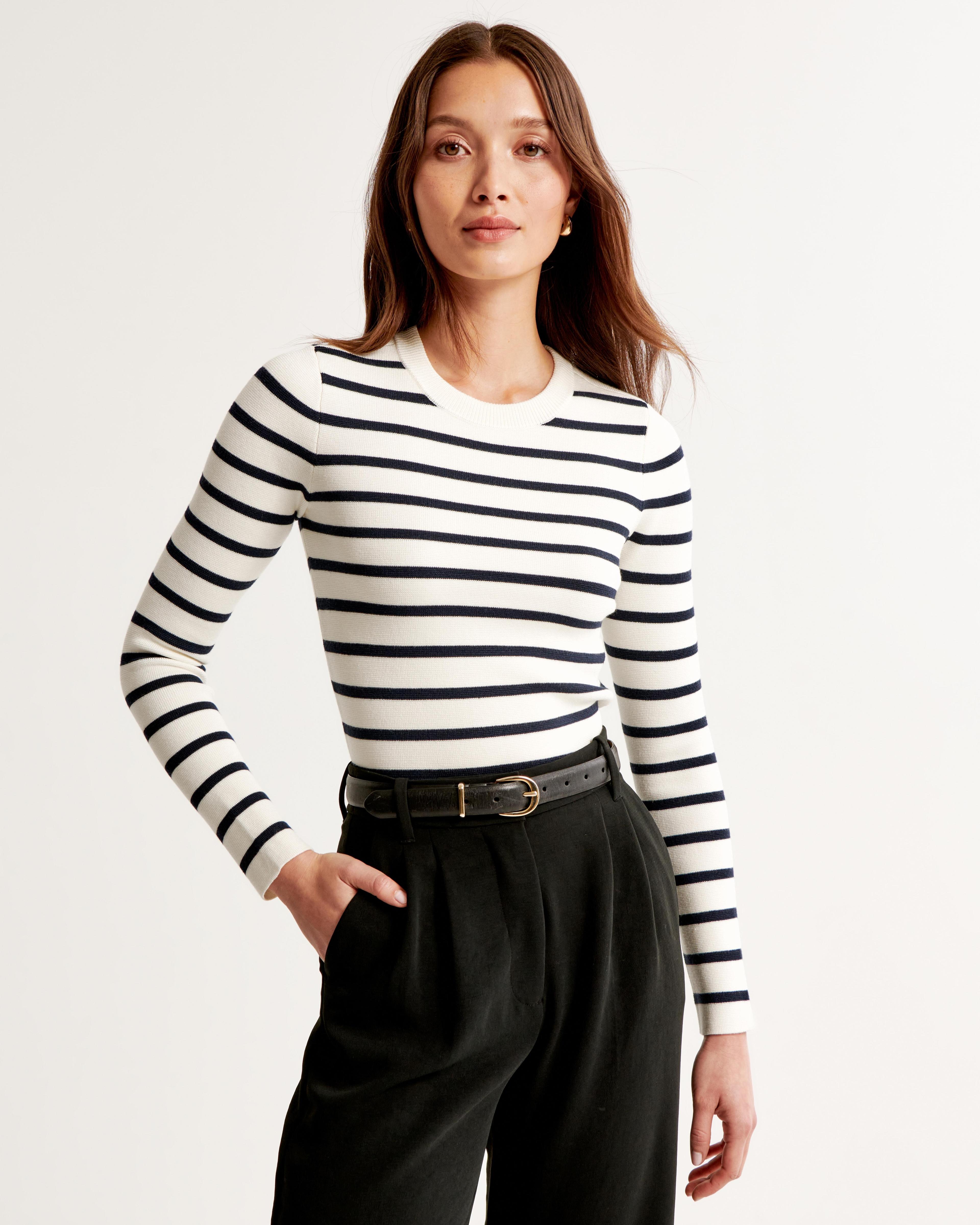 Slim Crew Sweater Top product image