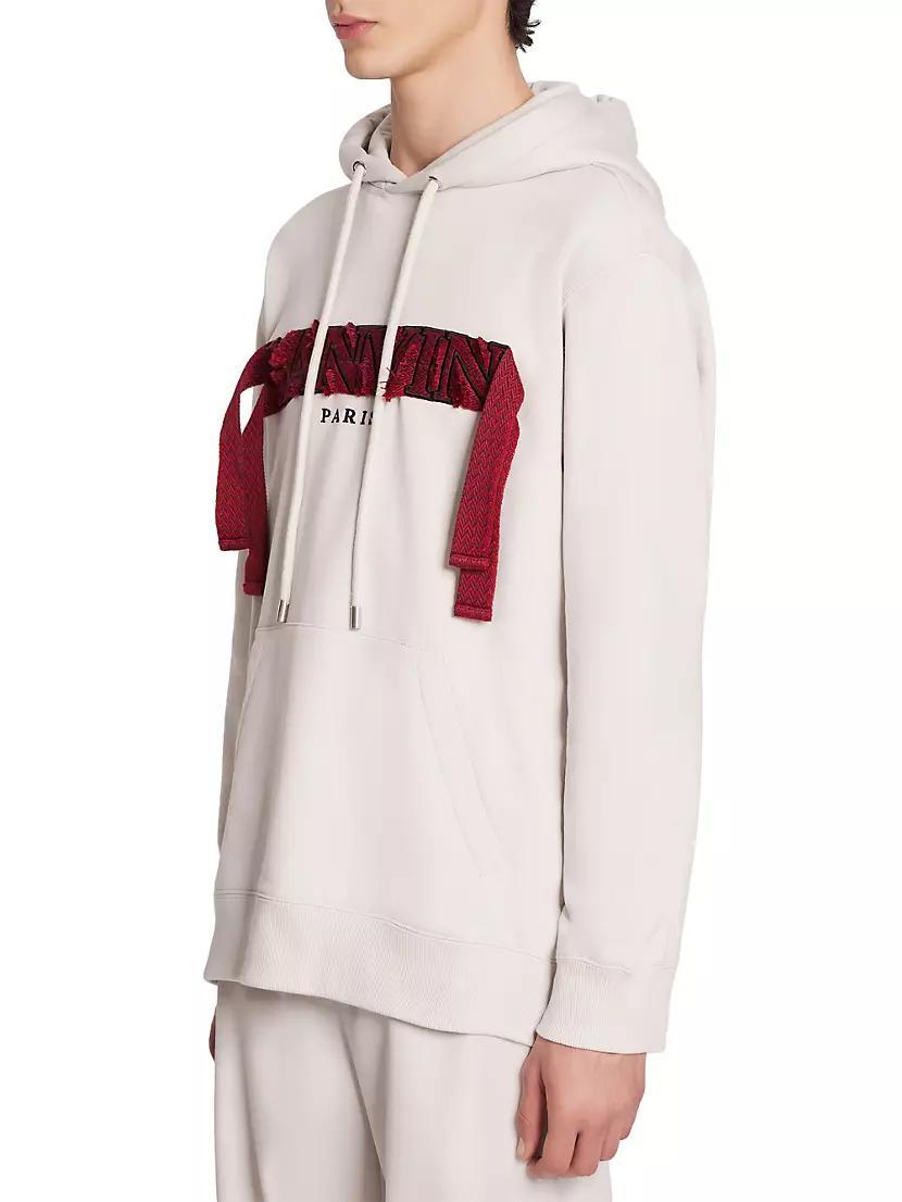 Oversized Logo Curb Lace Hoodie Product Image