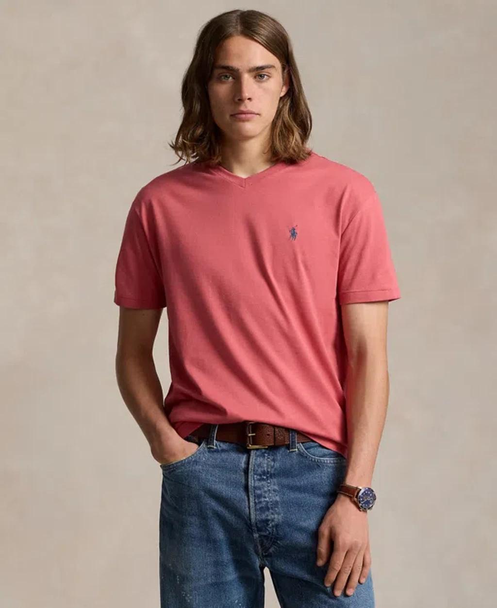 Polo Ralph Lauren Mens Classic-Fit V Neck T-Shirt Product Image