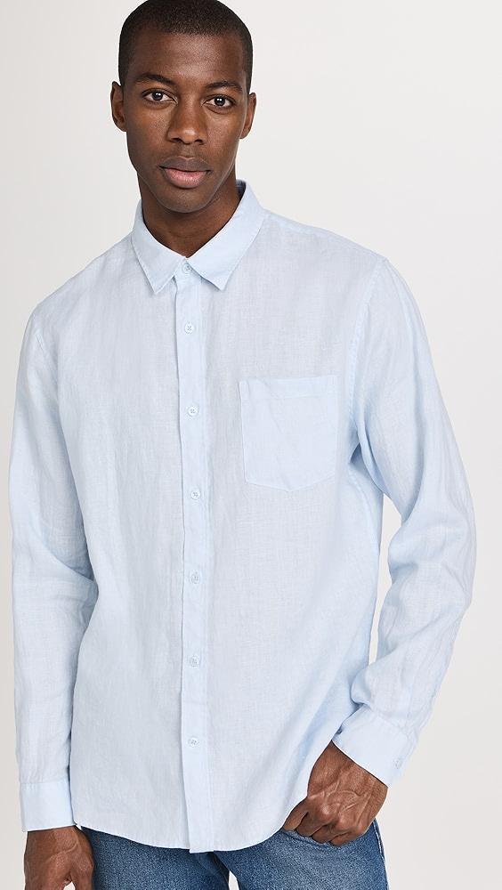 Vince Linen Shirt | Shopbop Product Image