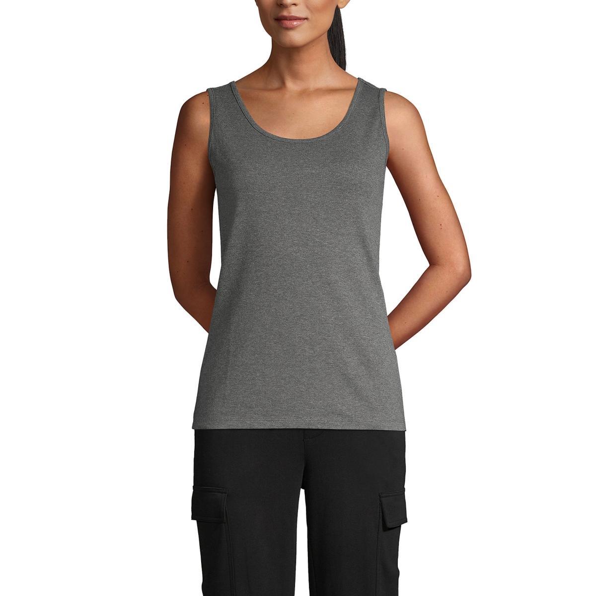 Lands End Womens Tall Cotton Tank Top Product Image