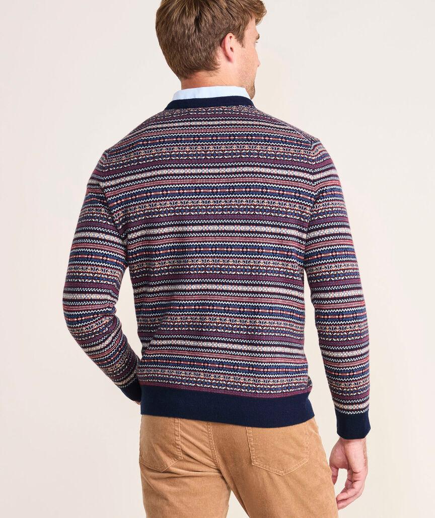 Wool Fair Isle Crewneck Sweater Product Image