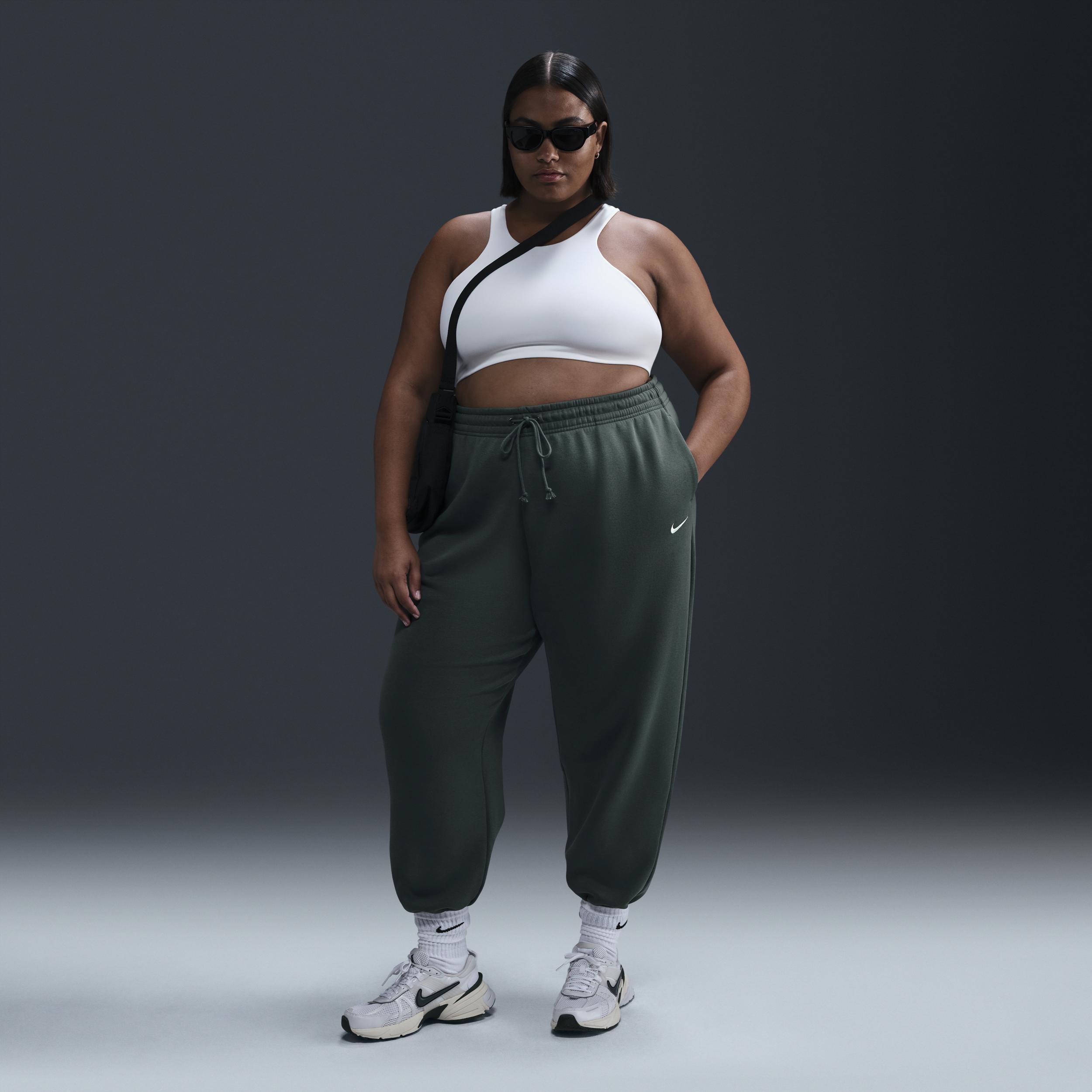 Nike Sportswear Phoenix Fleece Women's High-Waisted Oversized Sweatpants (Plus Size) Product Image