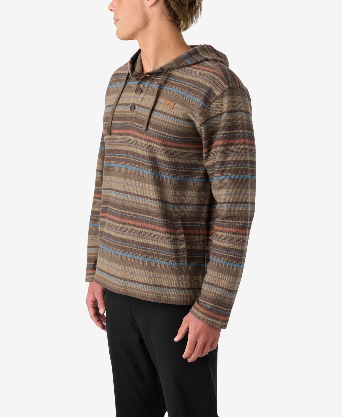 ONeill Mens Bavaro Stripe Poncho Fleece Tops Product Image