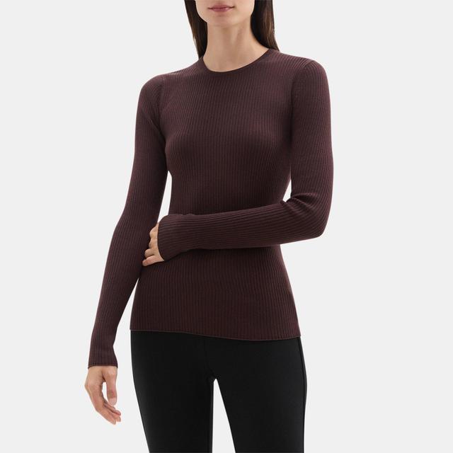 Fine Merino Wool Slim-Fit Sweater | Theory Outlet Product Image