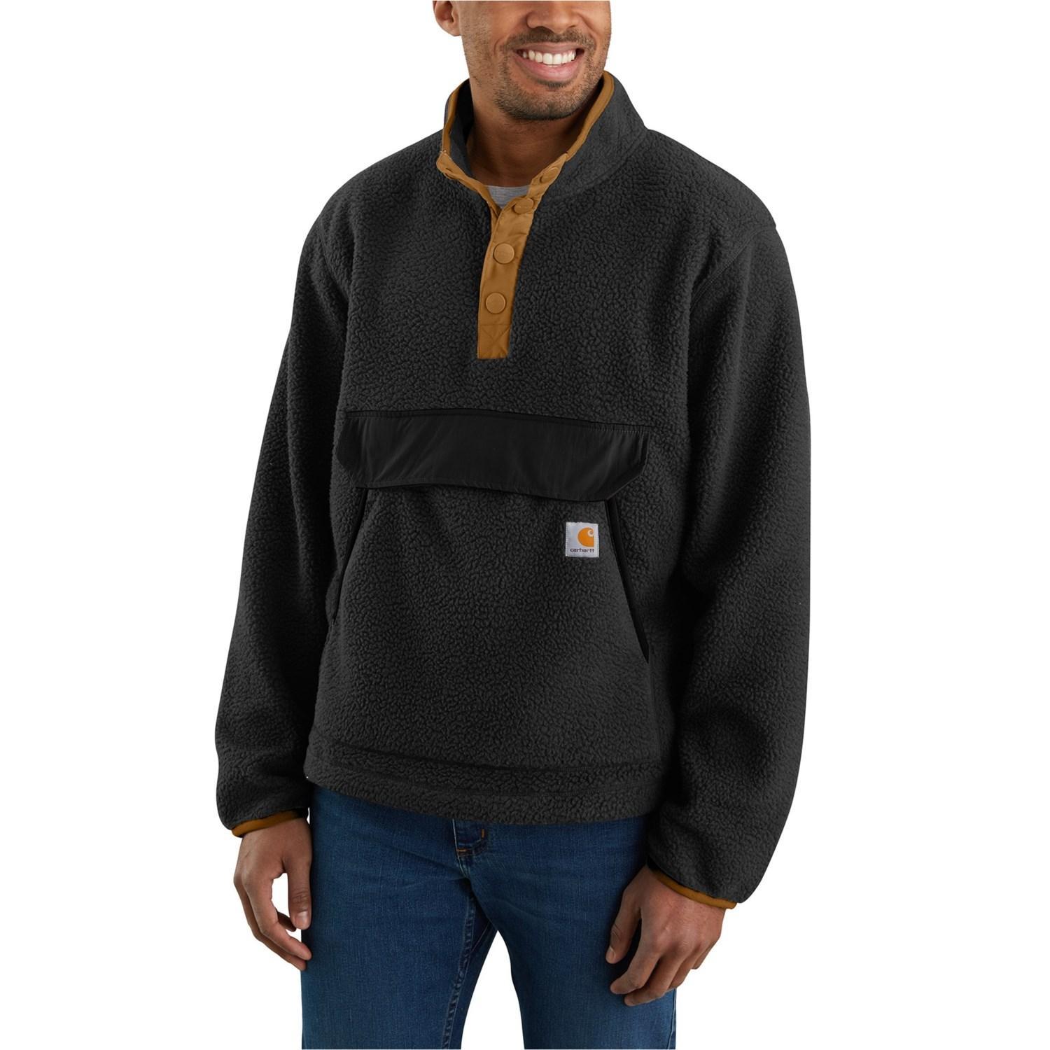 Carhartt 104991 Relaxed Fit Fleece Jacket - Snap Neck Product Image