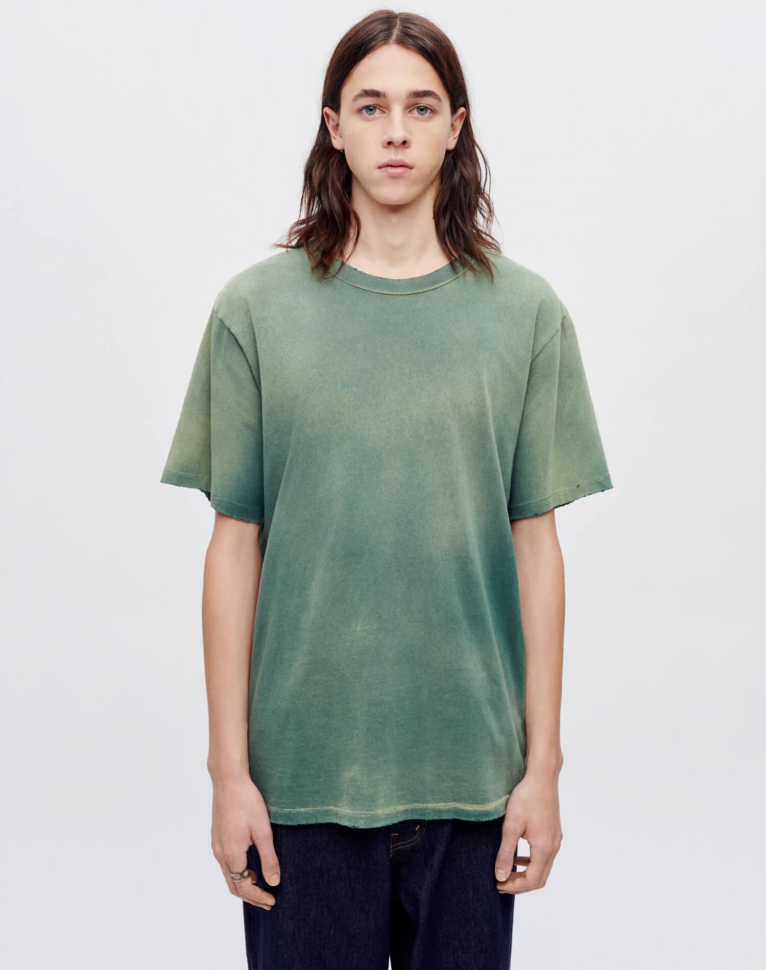 Hanes Loose Tee - Sun Faded Forest Green Product Image