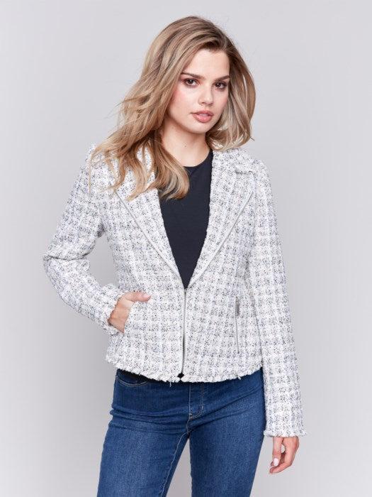 Tweed perfecto Jacket With Side Pocket Product Image